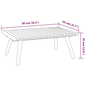 vidaXL 12-piece Garden Lounge Set with Cushions Solid Acacia Wood