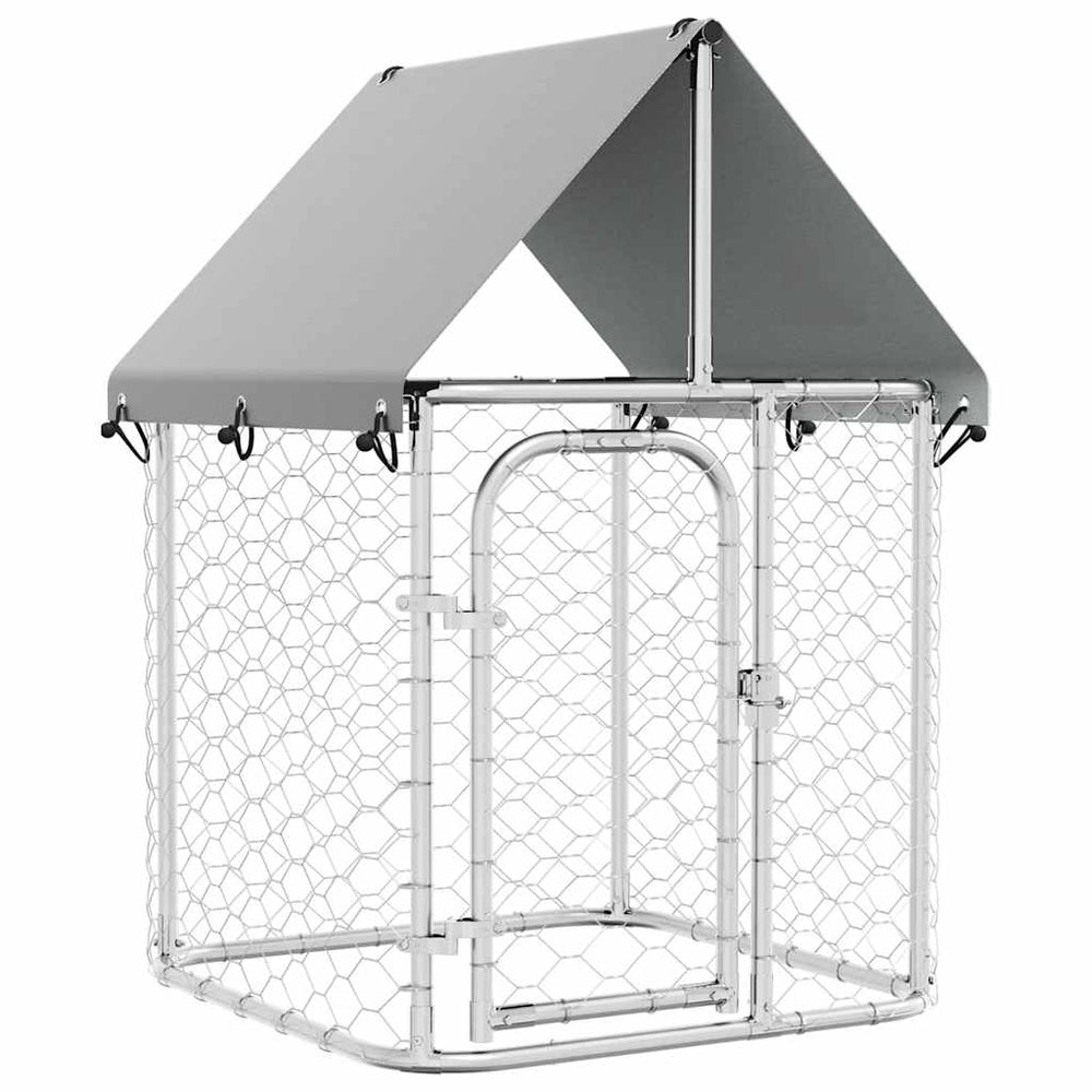 vidaXL Outdoor Dog Kennel with Roof 100x100x150 cm