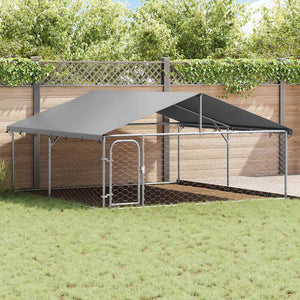 vidaXL Outdoor Dog Kennel with Roof 300x300x150 cm