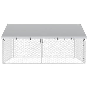 vidaXL Outdoor Dog Kennel with Roof 300x300x150 cm