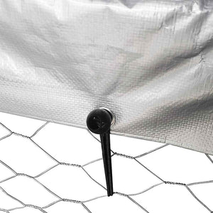 vidaXL Outdoor Dog Kennel with Roof 300x300x150 cm