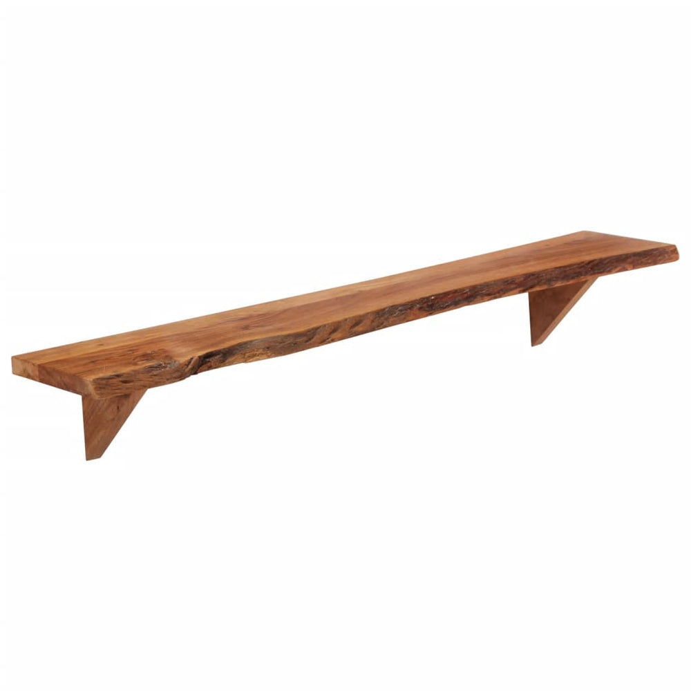 vidaXL Wall Shelves 2 pcs. 110x20x18 cm Solid Acacia Wood