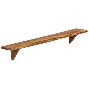 vidaXL Wall Shelves 2 pcs. 110x20x18 cm Solid Acacia Wood