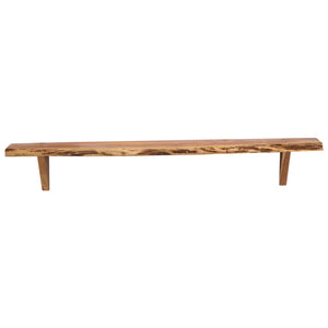 vidaXL Wall Shelves 2 pcs. 110x20x18 cm Solid Acacia Wood