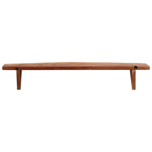 vidaXL Wall Shelves 2 pcs. 110x20x18 cm Solid Acacia Wood