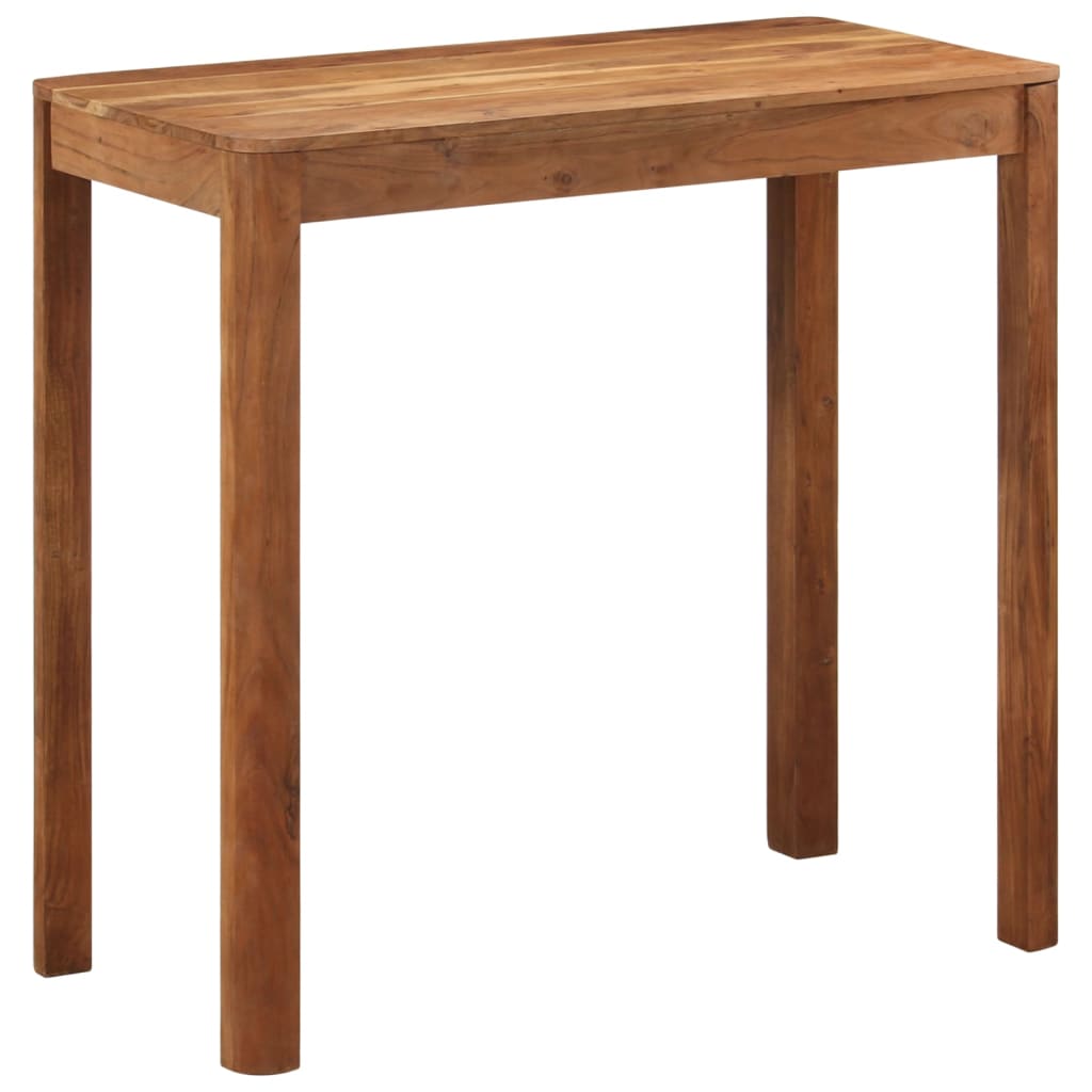 vidaXL Bar Table Solid Acacia Wood Honey Finish 110x55x106 cm