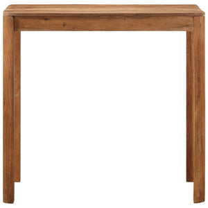 vidaXL Bar Table Solid Acacia Wood Honey Finish 110x55x106 cm