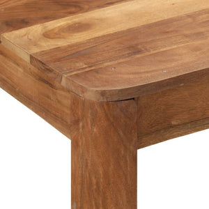vidaXL Bar Table Solid Acacia Wood Honey Finish 110x55x106 cm