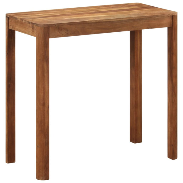 vidaXL Bar Table Solid Acacia Wood Honey Finish 110x55x106 cm
