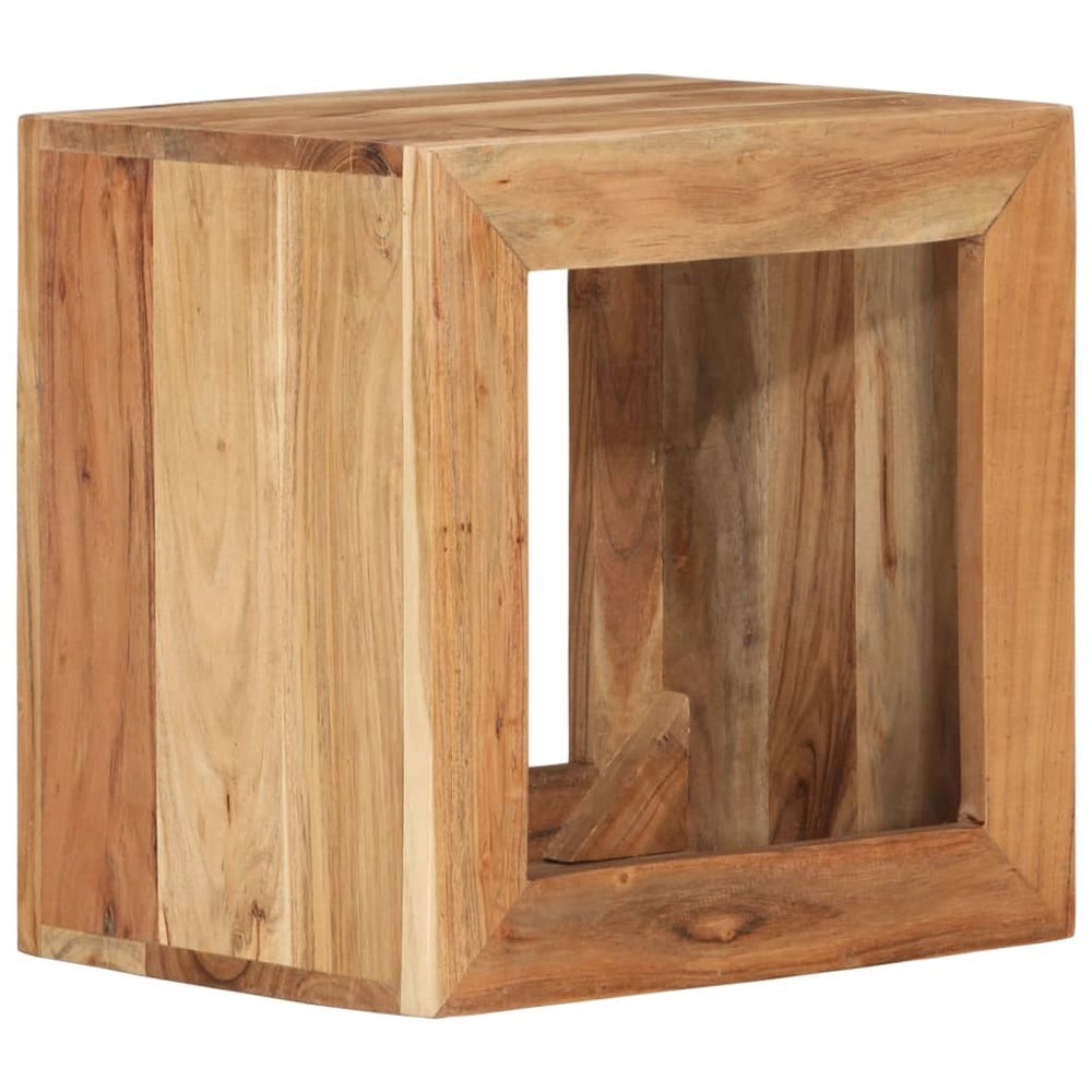 vidaXL Stool 40x30x40 cm Solid Acacia Wood
