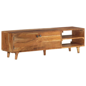 vidaXL TV Cabinet Solid Acacia Wood Honey Finish 140x30x40 cm