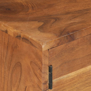 vidaXL TV Cabinet Solid Acacia Wood Honey Finish 140x30x40 cm