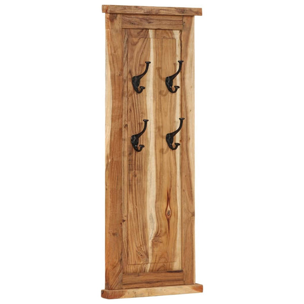 vidaXL Coat Racks 2 pcs. Solid Acacia Wood 38x100 cm