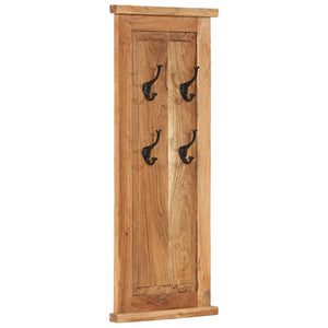 vidaXL Coat Racks 2 pcs. Solid Acacia Wood 38x100 cm