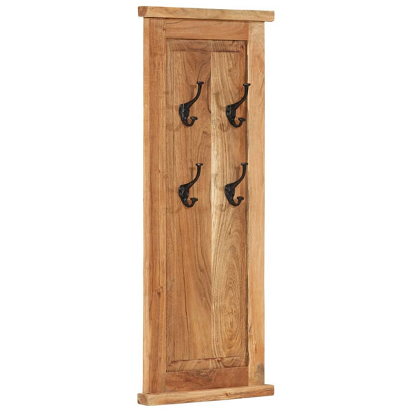 vidaXL Coat Racks 2 pcs. Solid Acacia Wood 38x100 cm