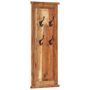 vidaXL Coat Racks 2 pcs. Solid Acacia Wood 38x100 cm