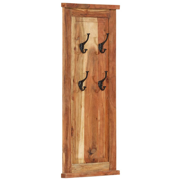 vidaXL Coat Racks 2 pcs. Solid Acacia Wood 38x100 cm