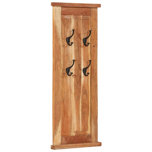 vidaXL Coat Racks 2 pcs. Solid Acacia Wood 38x100 cm