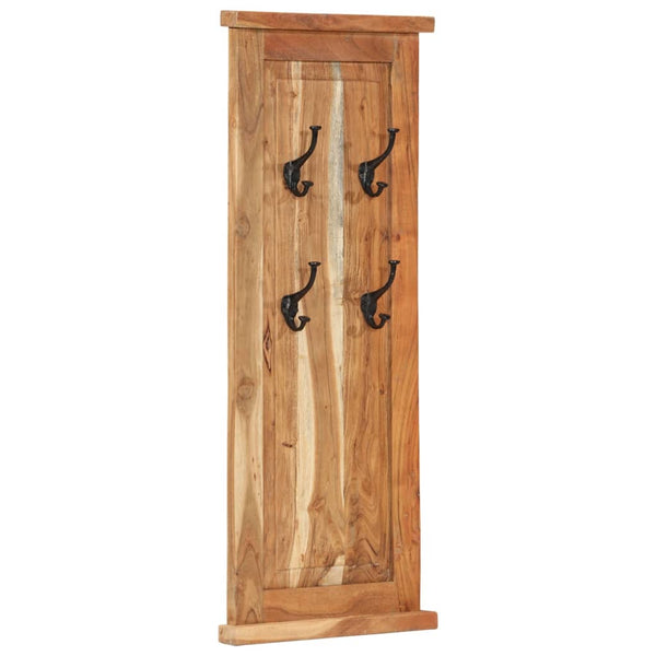 vidaXL Coat Racks 2 pcs. Solid Acacia Wood 38x100 cm