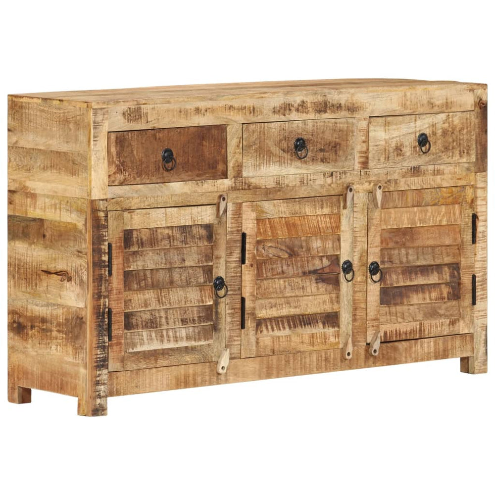 vidaXL Sideboard 110x30x65 cm Solid Mango Wood