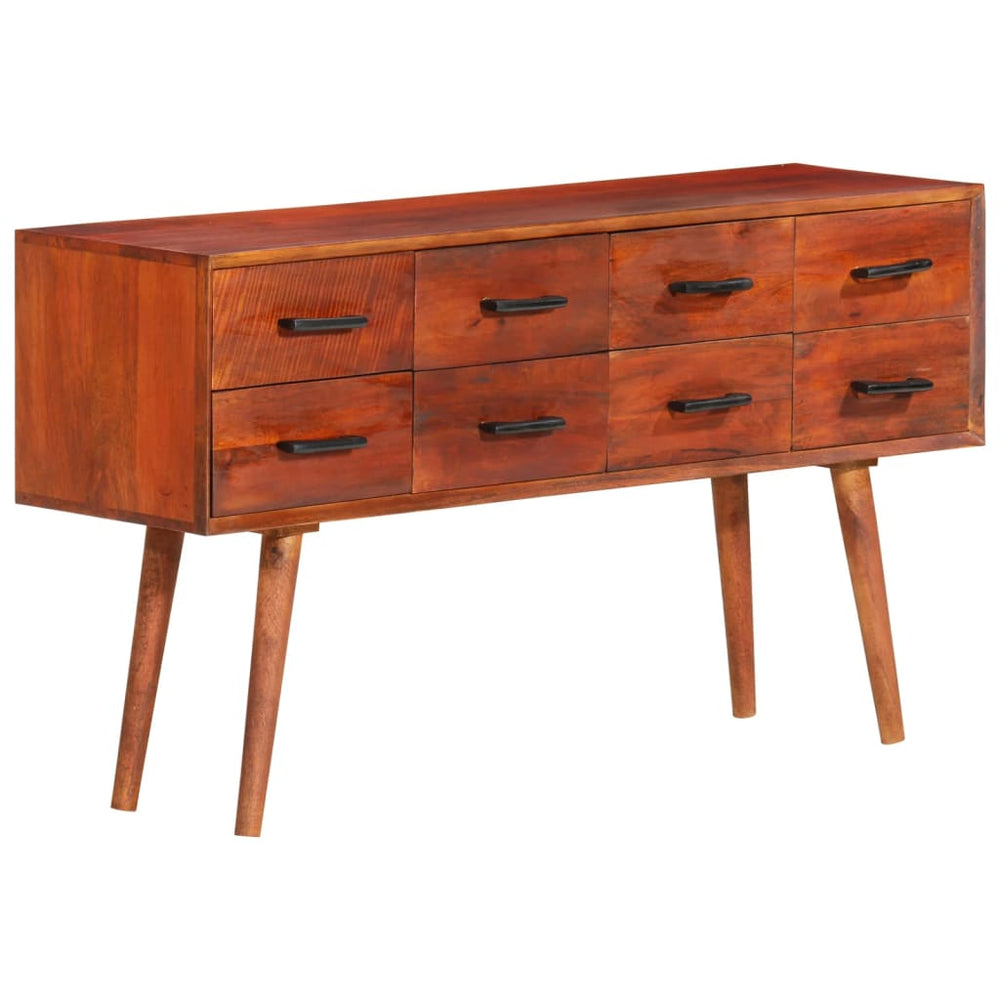 vidaXL Sideboard 110x30x59 cm Solid Mango Wood