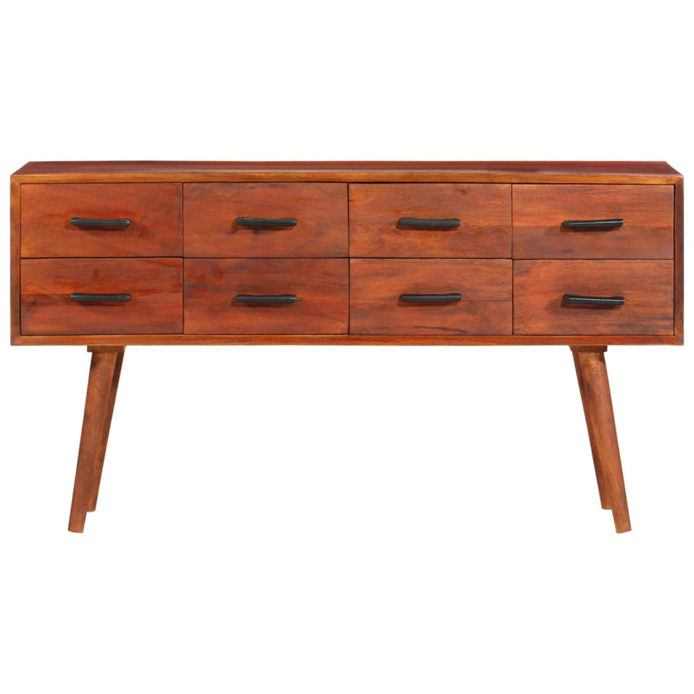 vidaXL Sideboard 110x30x59 cm Solid Mango Wood