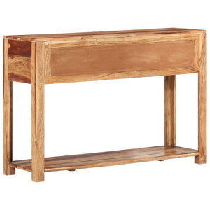 vidaXL Console Table 110x35x75 cm Solid Acacia Wood