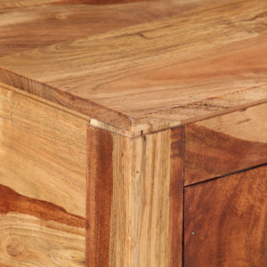 vidaXL Console Table 110x35x75 cm Solid Acacia Wood