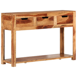 vidaXL Console Table 110x35x75 cm Solid Acacia Wood