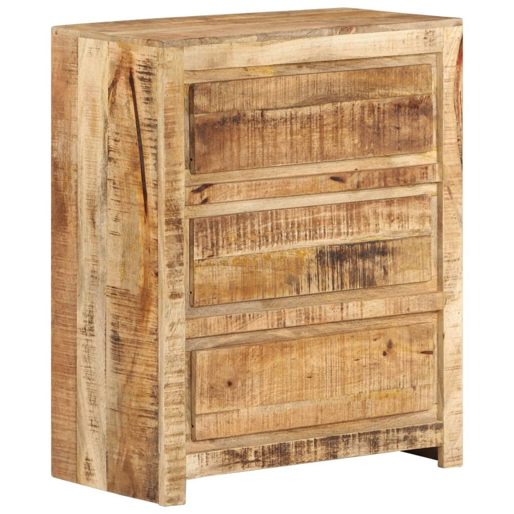 vidaXL Drawer Cabinet 60x33x75 cm Solid Mango Wood