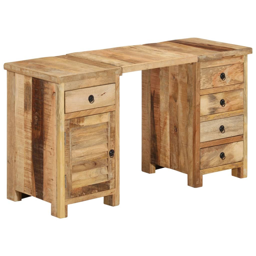 vidaXL Solid Mango Wood Desk 140x50x77 cm
