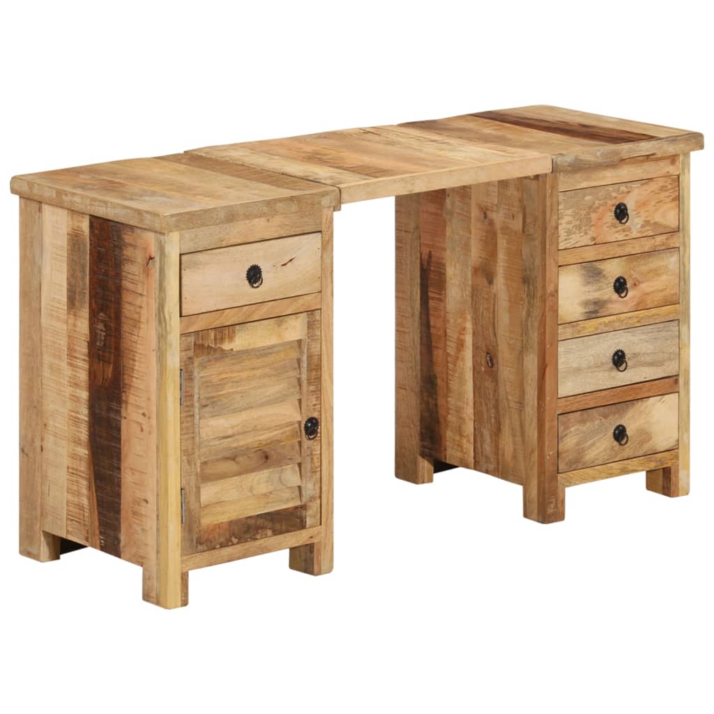 vidaXL Solid Mango Wood Desk 140x50x77 cm
