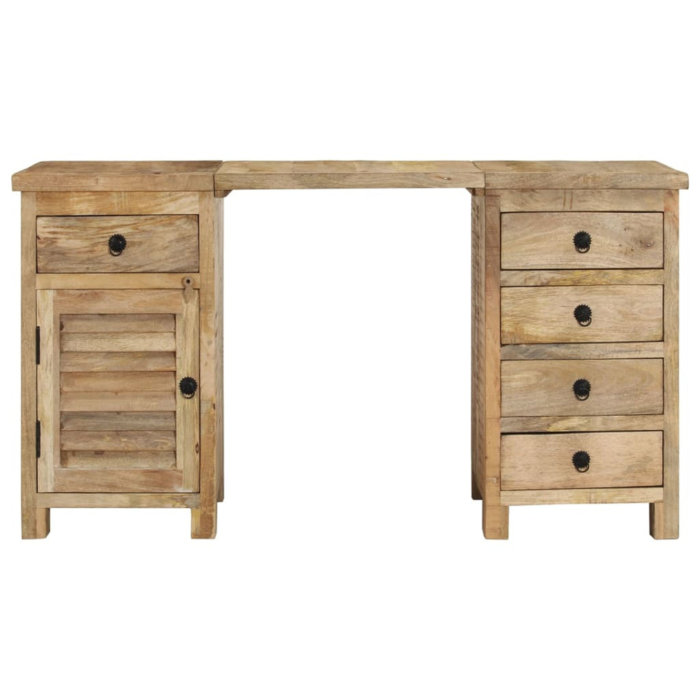 vidaXL Solid Mango Wood Desk 140x50x77 cm