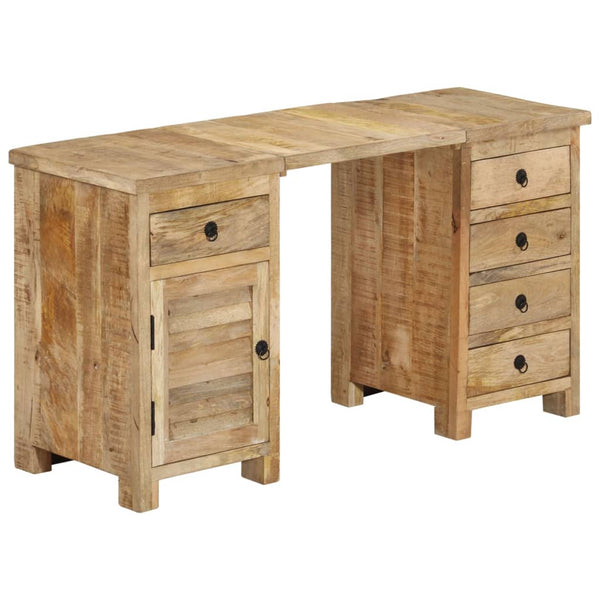 vidaXL Solid Mango Wood Desk 140x50x77 cm
