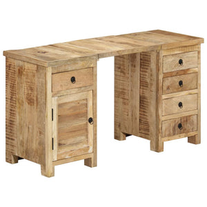 vidaXL Solid Mango Wood Desk 140x50x77 cm