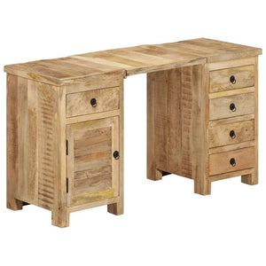 vidaXL Solid Mango Wood Desk 140x50x77 cm
