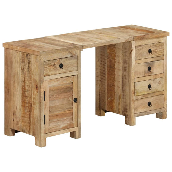 vidaXL Solid Mango Wood Desk 140x50x77 cm