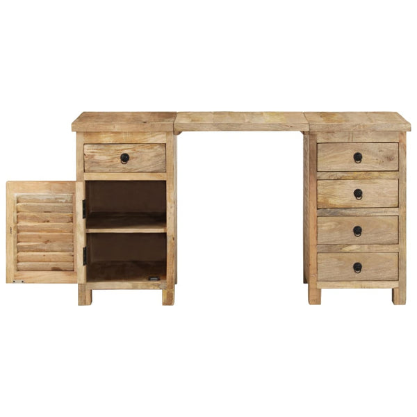 vidaXL Solid Mango Wood Desk 140x50x77 cm