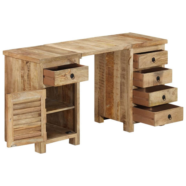 vidaXL Solid Mango Wood Desk 140x50x77 cm