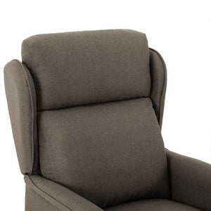 vidaXL Sun Lounger Taupe 66.5 x 94 x 101.5 cm Polyester