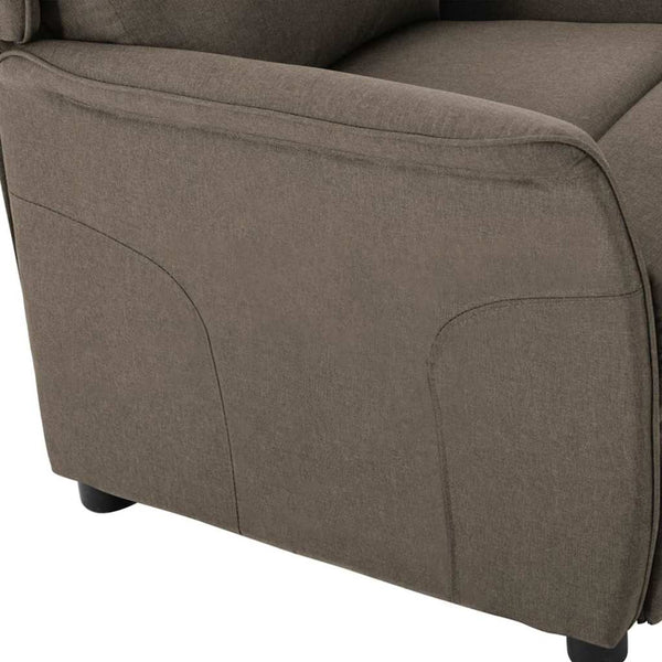 vidaXL Sun Lounger Taupe 66.5 x 94 x 101.5 cm Polyester
