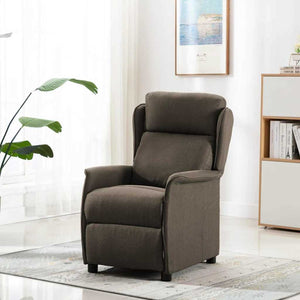 vidaXL Sun Lounger Taupe 66.5 x 94 x 101.5 cm Polyester