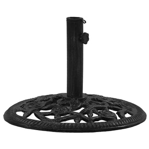 vidaXL Parasol Base Black 48x48x33 cm Cast Iron