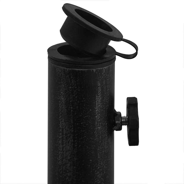 vidaXL Parasol Base Black 48x48x33 cm Cast Iron