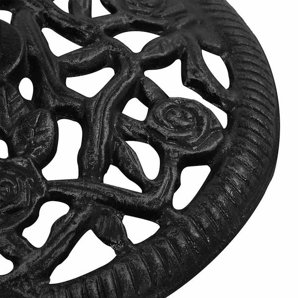 vidaXL Parasol Base Black 48x48x33 cm Cast Iron