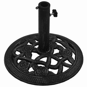 vidaXL Parasol Base Black 40x40x32 cm Cast Iron