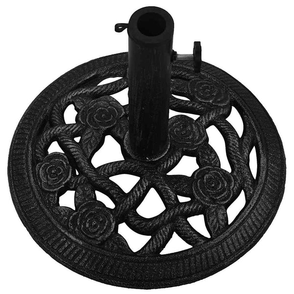 vidaXL Parasol Base Black 40x40x32 cm Cast Iron