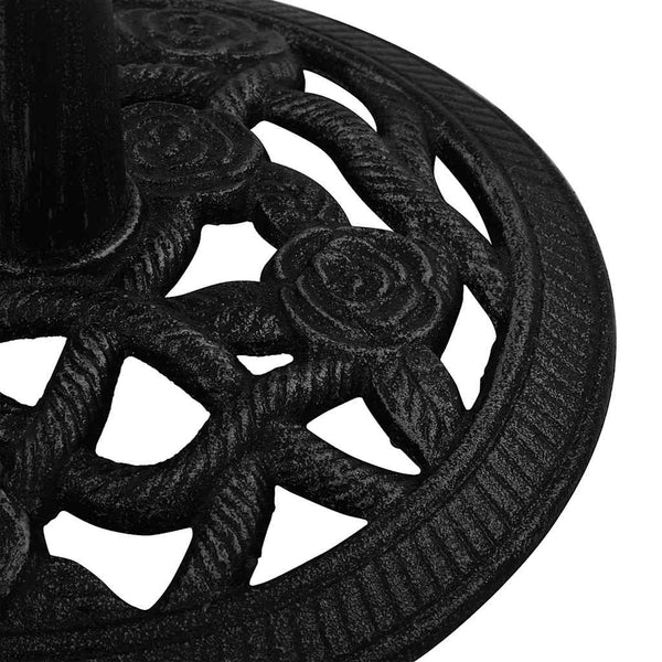 vidaXL Parasol Base Black 40x40x32 cm Cast Iron