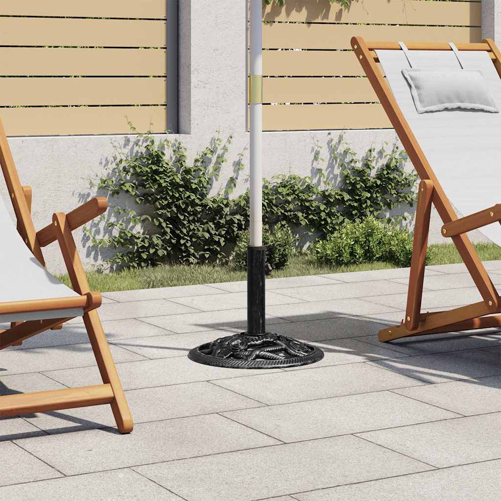 vidaXL Parasol Base Black 40x40x32 cm Cast Iron