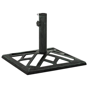 vidaXL Parasol Base Green 44x44x31 cm Cast Iron